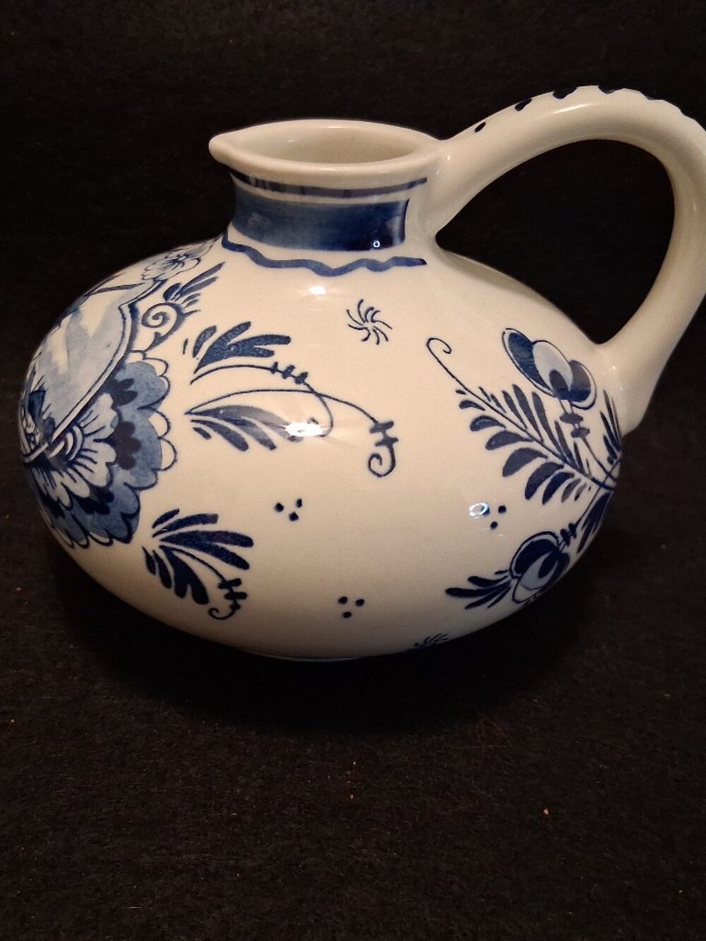 Vintage (1950s-80s) Bols Delft Hand Painted Dutch Windmill Jug Decanter & Cork - Picture 3 of 11